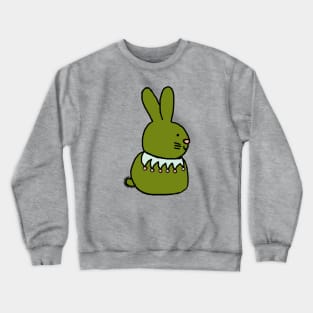 Green Bunny Rabbit Crewneck Sweatshirt